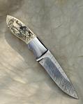 Albert custom knives,scrimshaw,bulino